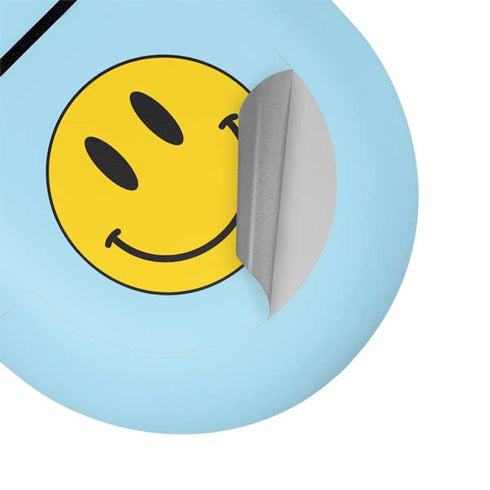 Blue Happy Face Google Pixel Buds Skin